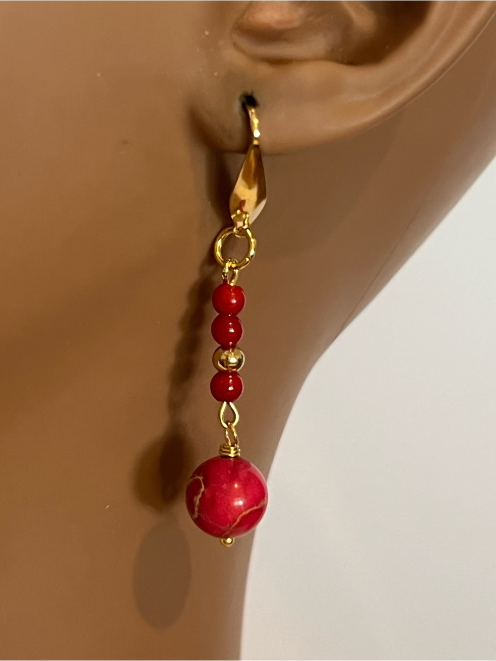 Brecciated Jasper Drop Earrings
